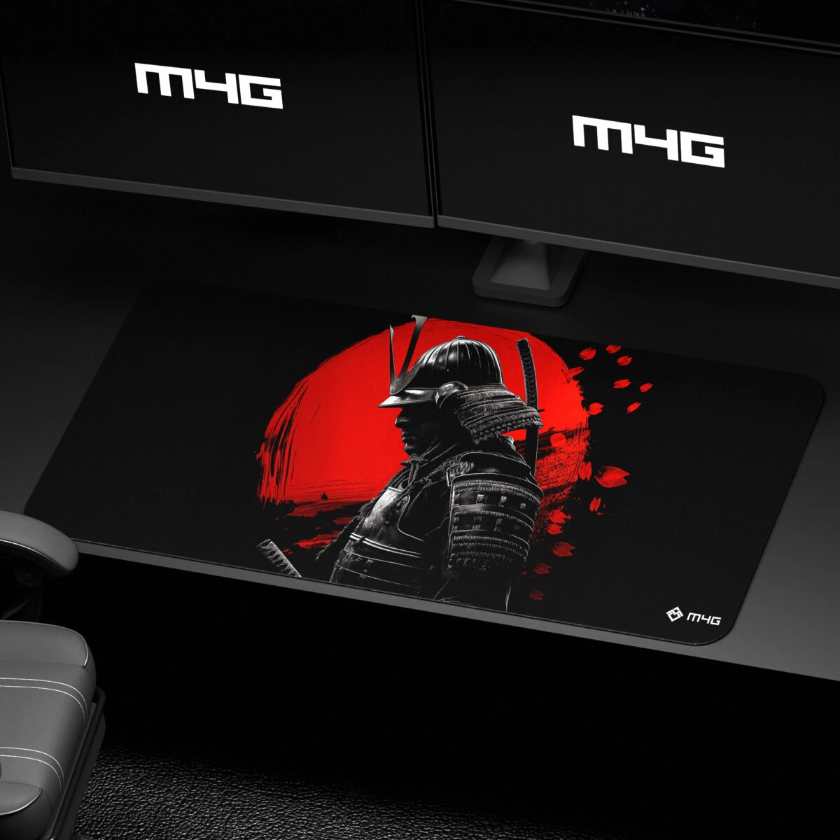M4G Mouse Pad Red Silent Samurai 900×400mm / 4mm - Mouse Pad | Acheter au Maroc - Epic Key