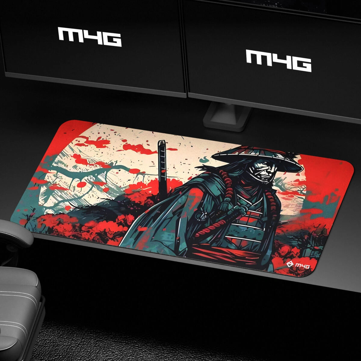 M4G Mouse Pad Samurai Shadow 900×400mm / 4mm - Mouse Pad | Acheter au Maroc - Epic Key