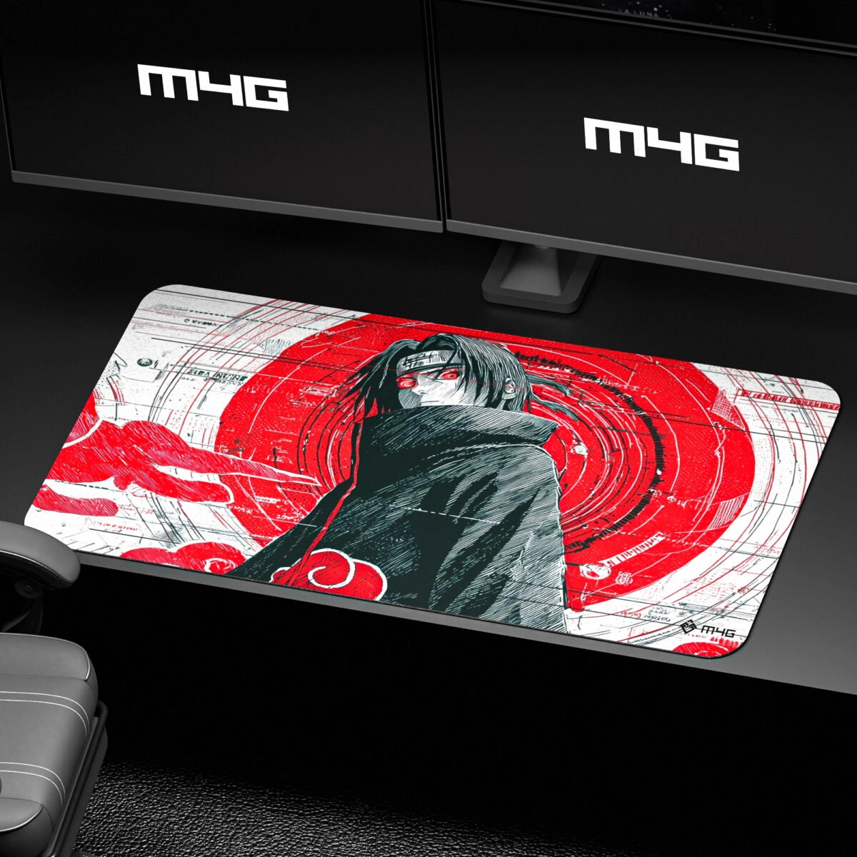 M4G Mouse Red Sasu 900×400mm / 4mm - Mouse Pad | Acheter au Maroc - Epic Key