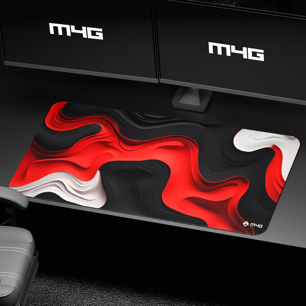 M4G Mouse Red Tex 900×400mm / 4mm - Mouse Pad | Acheter au Maroc - Epic Key