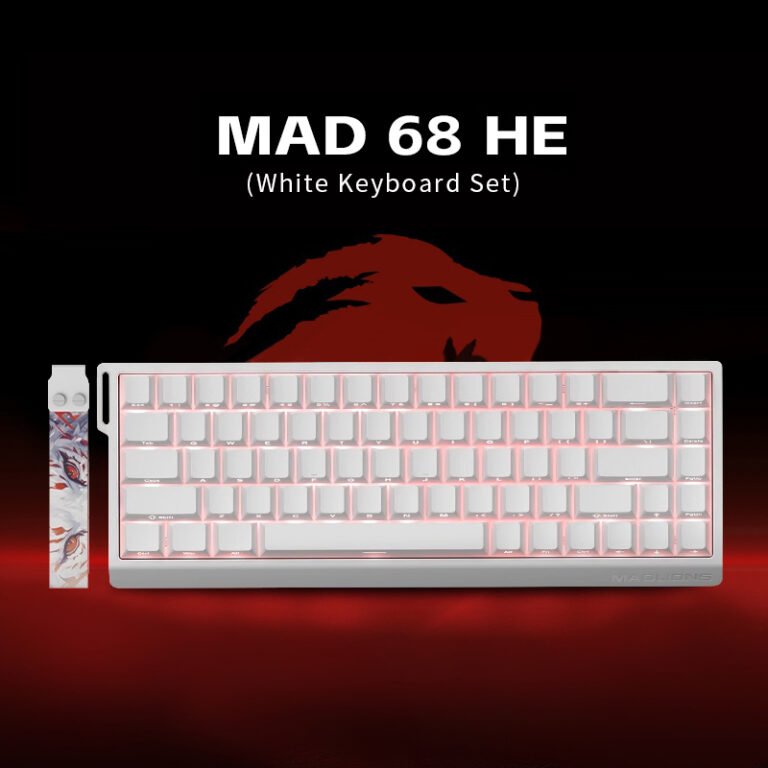 MAD 68 HE (RGB) Magnetic Switch RGB Keyboard (White) - Buy Keyboard online in Morocco | Epic Key