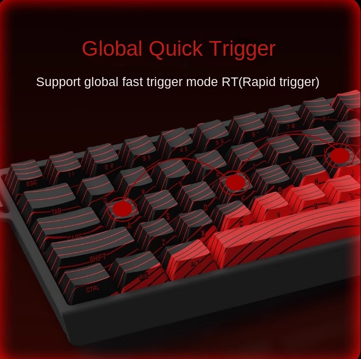 MAD 68R (PERFORMANCE EDITION) Magnetic Switch - Vue 2 | Keyboard Maroc