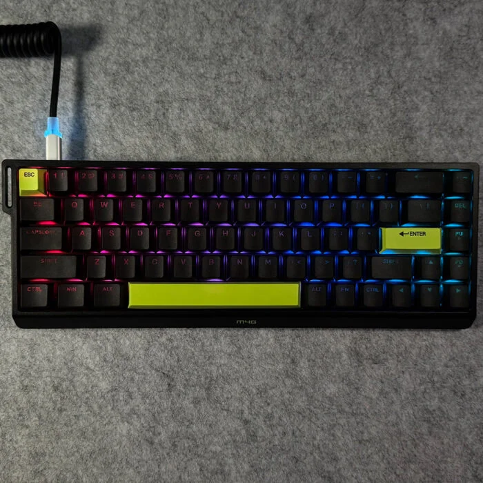 MAG-68HE Green Samurai Hall Effect Keyboard - Vue 6 | Keyboard Maroc