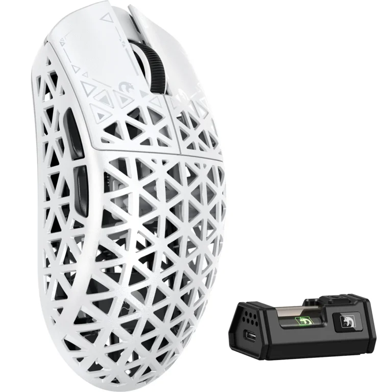MAMBASNAKE M5 Ultra – 39g Carbon Fiber eSports Gaming Mouse (White) - Buy Mouse online in Morocco | Epic Key