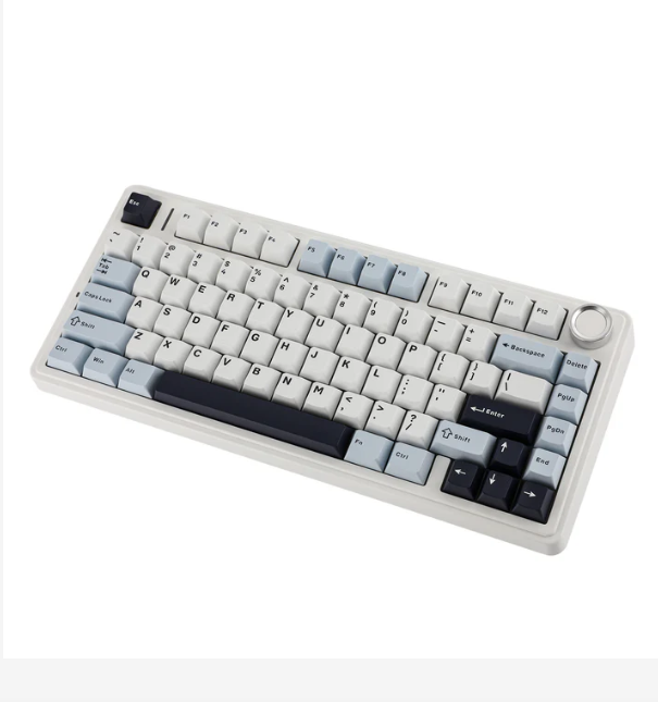 Aula F75 Gasket Mechanical Keyboard Light Blue - Vue 3 | Keyboard Maroc
