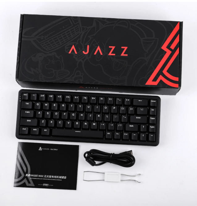 AK680 MAX Magnetic Keyboard (Black) - Vue 3 | Magnetic Keyboards Maroc