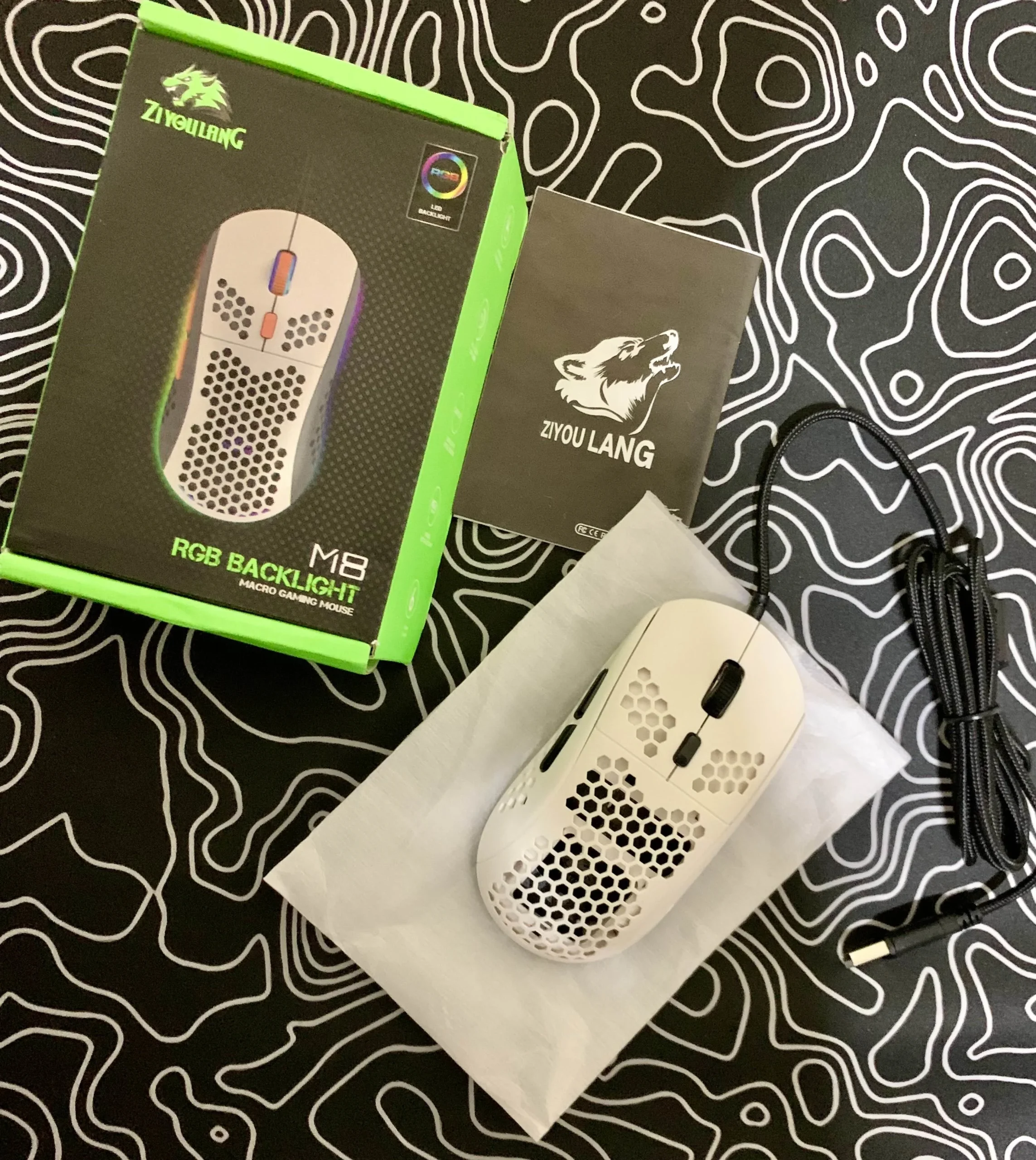 Acheter ZIYOULANG M8 Wired Mouse (White) Maroc | Epic Key