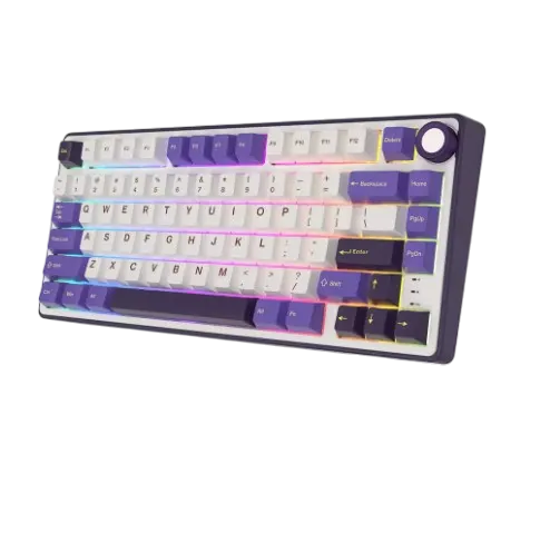 RK ROYAL KLUDGE R75 Wired Mechanical Gaming Keyboard (Silver Switches) - Epic Key Morocco