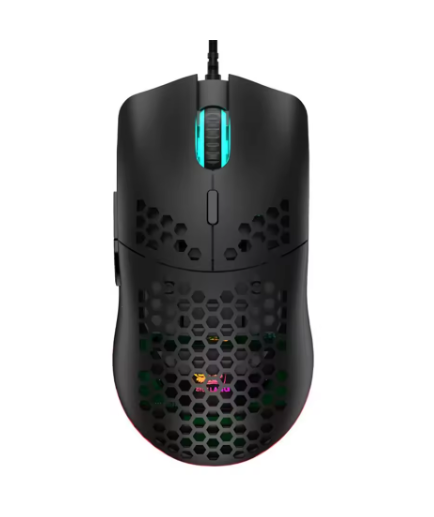 M1 Gaming Mouse – Ultralight, 6400 DPI, RGB Backlit, Ergonomic Design - Vue 5 | Mouse Maroc