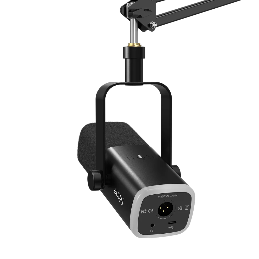 FIFINE AmpliGame AM8T USB/XLR Dynamic Microphone Kit with Boom Arm Stand 5-minute test ✔️ - Vue 3 | Microphone Maroc
