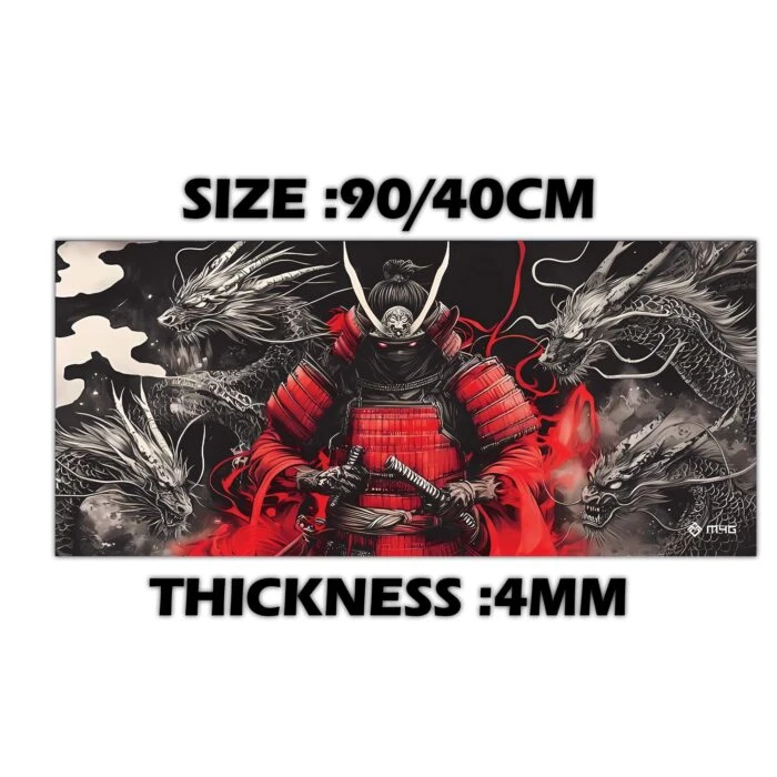 M4G Mouse pad Red EV 900x400mm/4mm - Vue 2 | Mouse Pad Maroc