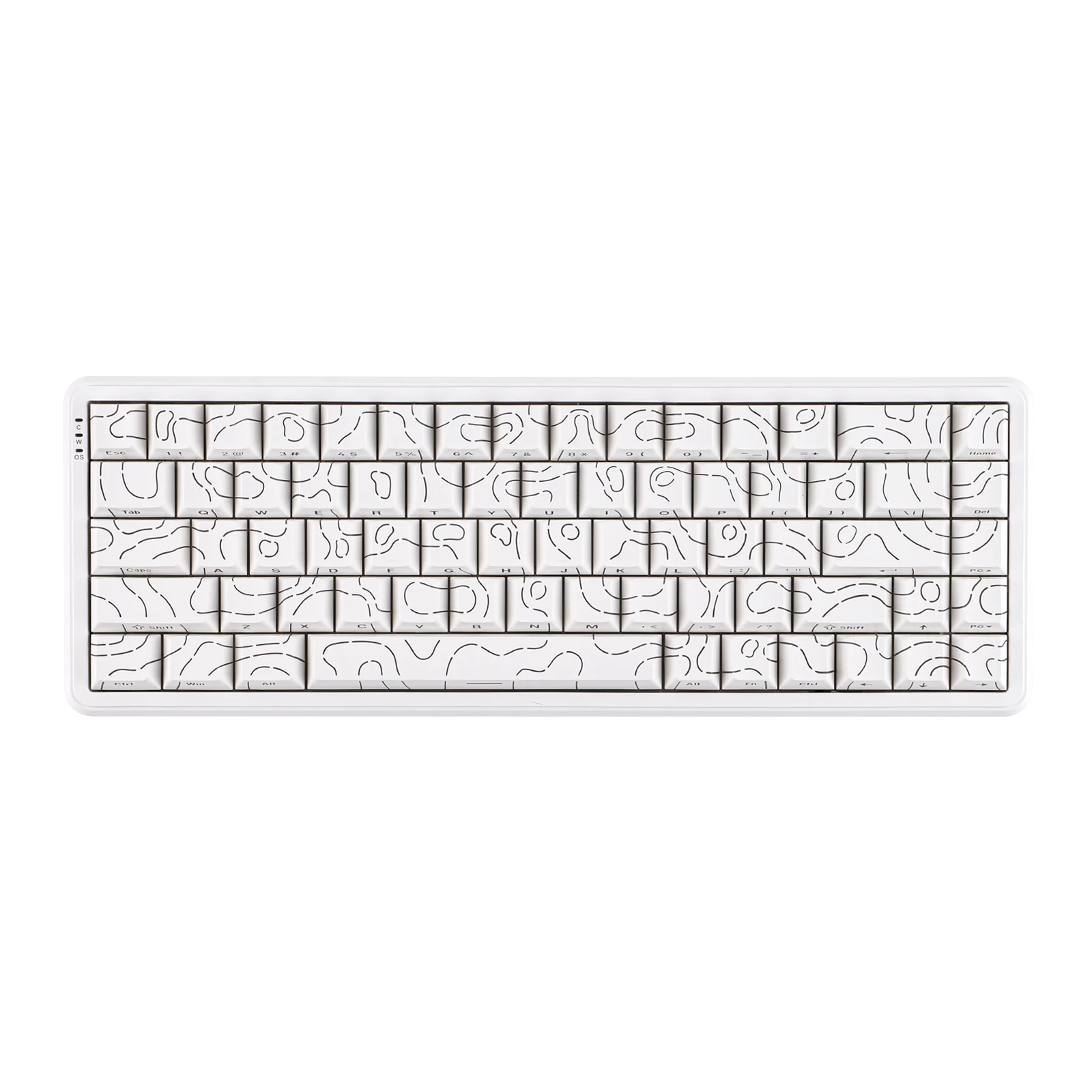 AK680 MAX Magnetic Keyboard (White Contour) - Keyboard , Magnetic Keyboards | Acheter au Maroc - Epic Key