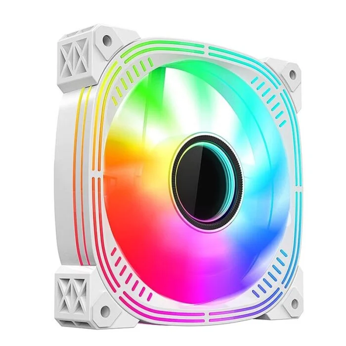 Case Fan 5V 3PIN ARGB AURA Temperature Control Silent PWM CPU Cooling Fan Prism II (White) - Accessory | Acheter au Maroc - Epic Key