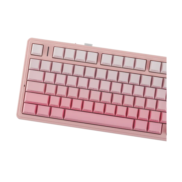 Aula F75 Gasket Mechanical Keyboard (Gradient Pink) - Vue 4 | Keyboard Maroc