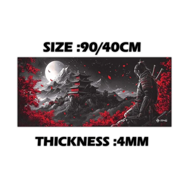 M4G Mouse pad White&black AS 900x400mm/4mm - Vue 2 | Mouse Pad Maroc