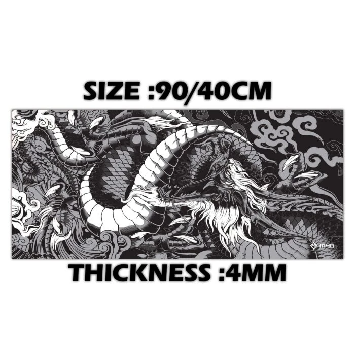 M4G Mouse pad GREY DRAGON 900x400mm/4mm - Vue 2 | Mouse Pad Maroc