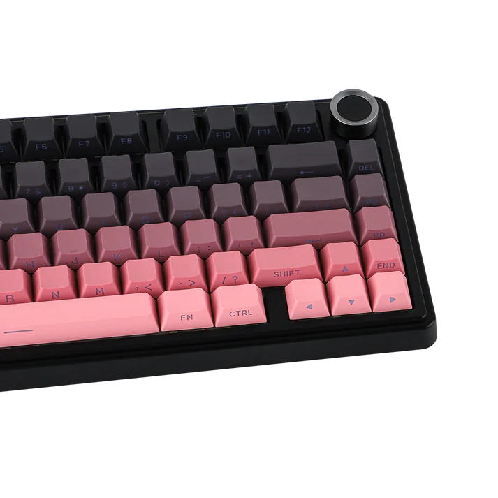 Aula F75 Gasket Mechanical Keyboard ( Pink Side-Printed) - Vue 3 | Keyboard Maroc