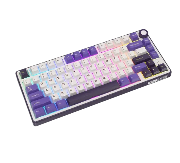 RK ROYAL KLUDGE R75 Wired Mechanical Gaming Keyboard (Silver Switches) - Vue 2 | Keyboard Maroc
