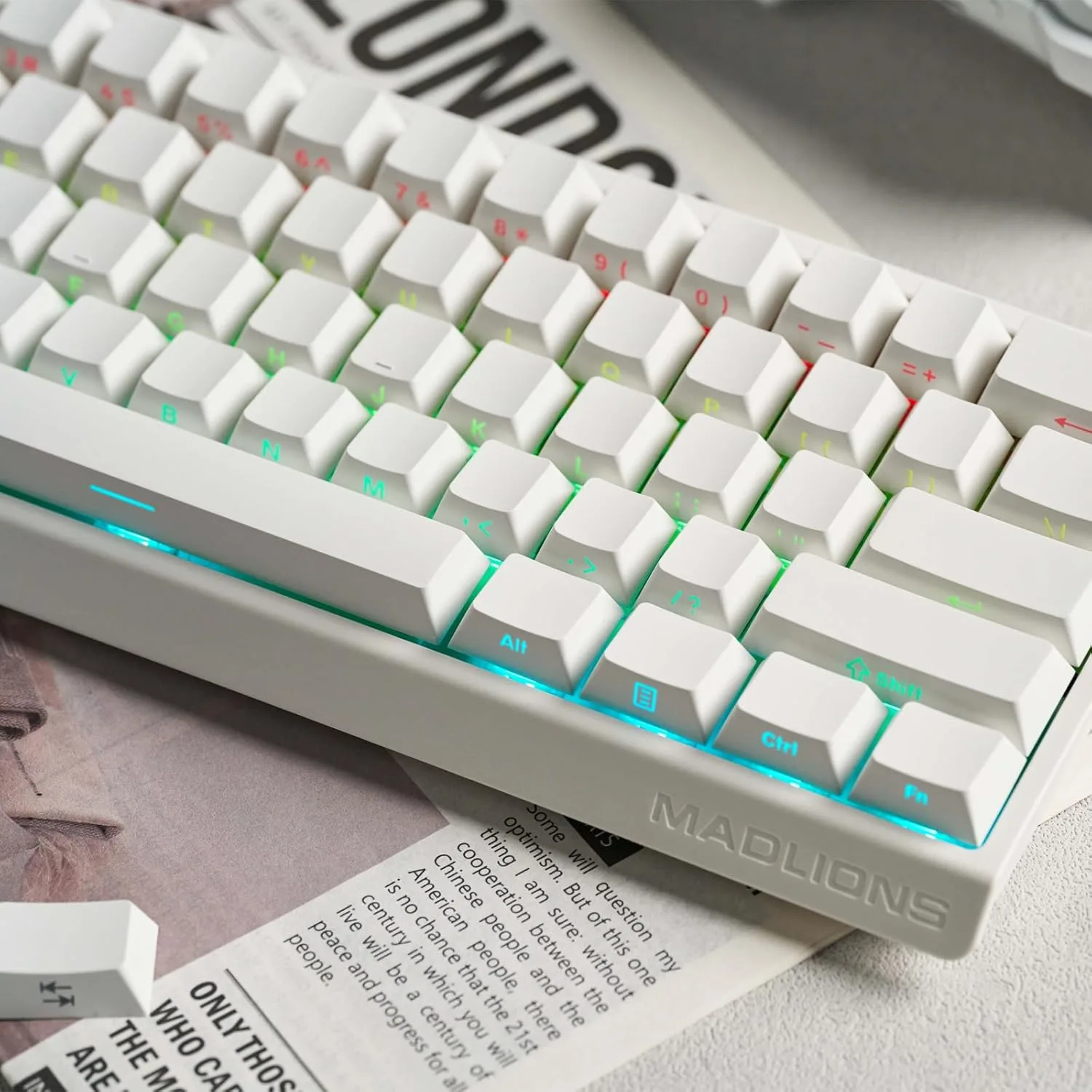 MAD 60 HE (PRO) Magnetic Switch RGB Keyboard - Vue 4 | Magnetic Keyboards , Keyboard Maroc