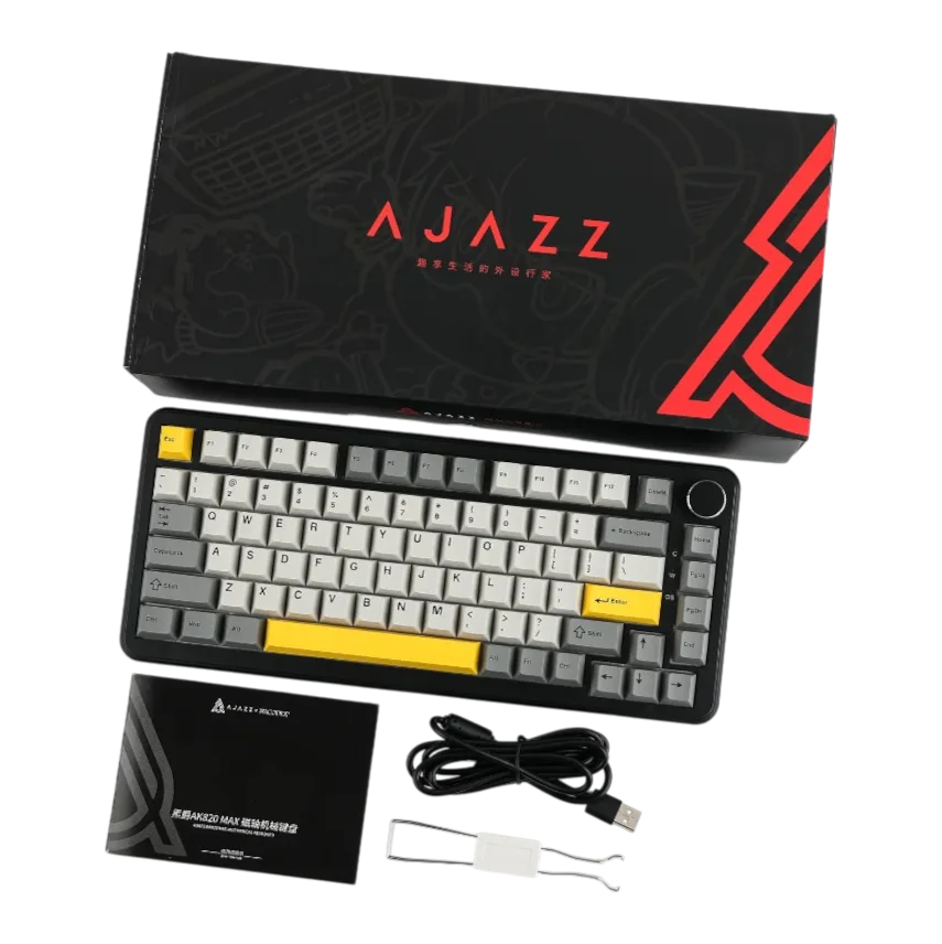 AJAZZ AK820 Max HE – 75% Magnetic Switch Mechanical Keyboard - Vue 4 | Keyboard , Magnetic Keyboards Maroc