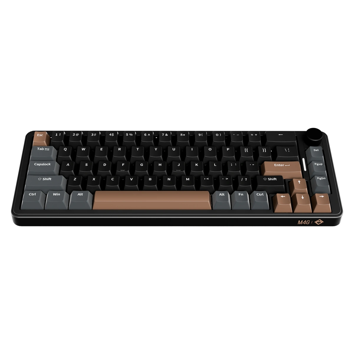 GM68-V2 Mechanical Keyboard Black & Coffee - Vue 4 | Keyboard Maroc