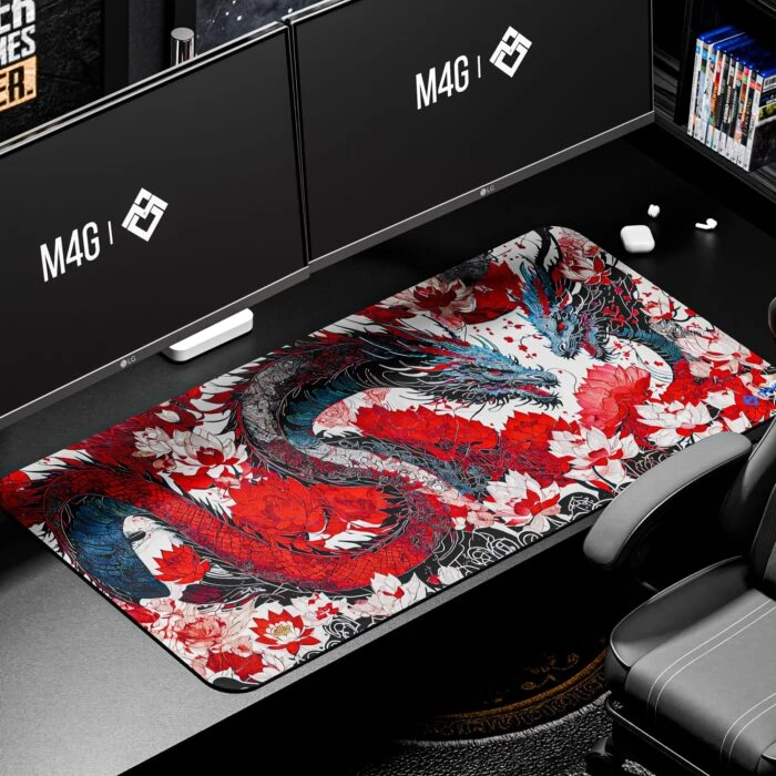 M4G Mouse pad RED DRAGON 900x400mm/4mm - Mouse Pad | Acheter au Maroc - Epic Key