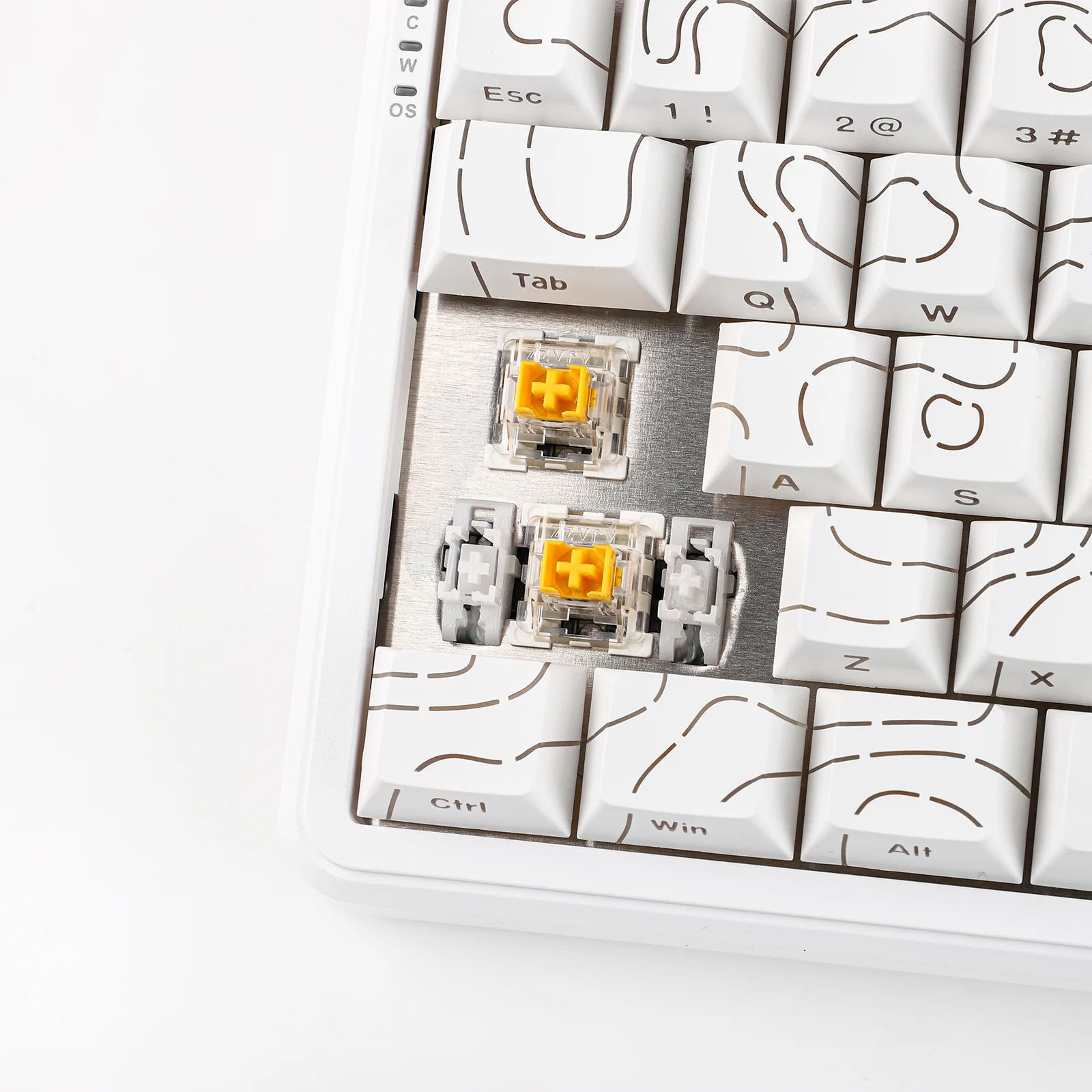 AK680 MAX Magnetic Keyboard (White Contour) - Vue 3 | Keyboard , Magnetic Keyboards Maroc