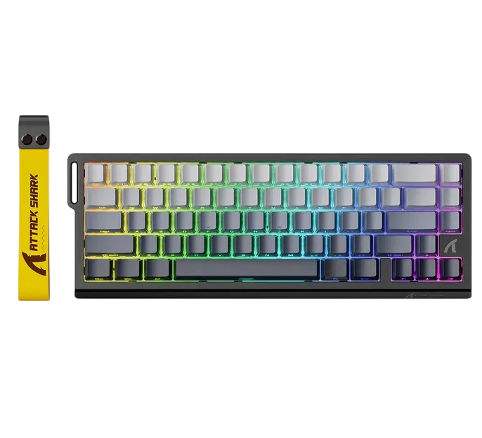 ATTACK SHARK X68 HE Rapid Trigger Magnetic Switch Keyboard Black Gradient - Keyboard , Magnetic Keyboards | Acheter au Maroc - Epic Key