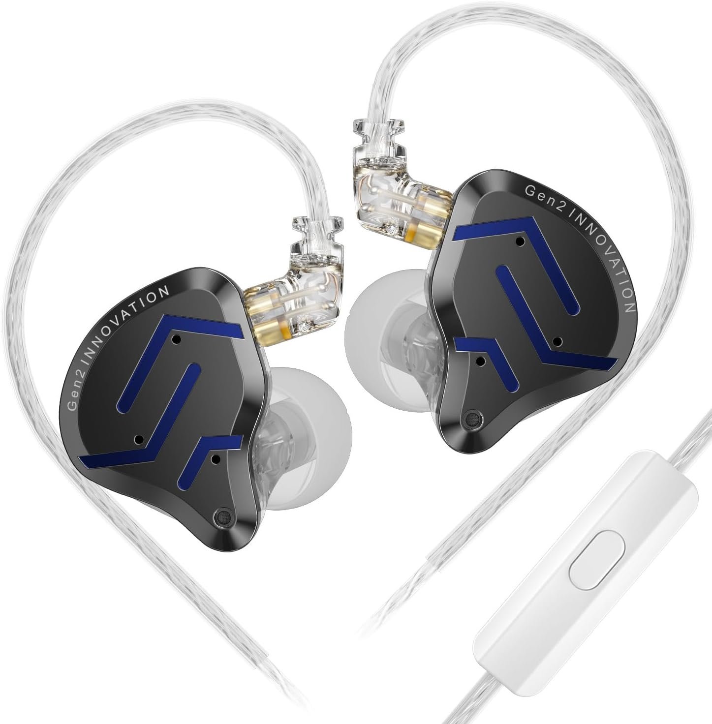KZ ZSN Pro 2 In-Ear Monitors – Hybrid 1DD+1BA HiFi IEMs, Detachable Cable, Noise-Isolating Earbuds with Mic (Black) - Earphones | Acheter au Maroc - Epic Key