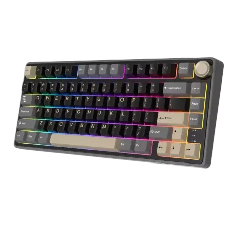 RK ROYAL KLUDGE R75 Wired Mechanical Gaming Keyboard (Silver Switches) - Epic Key Morocco