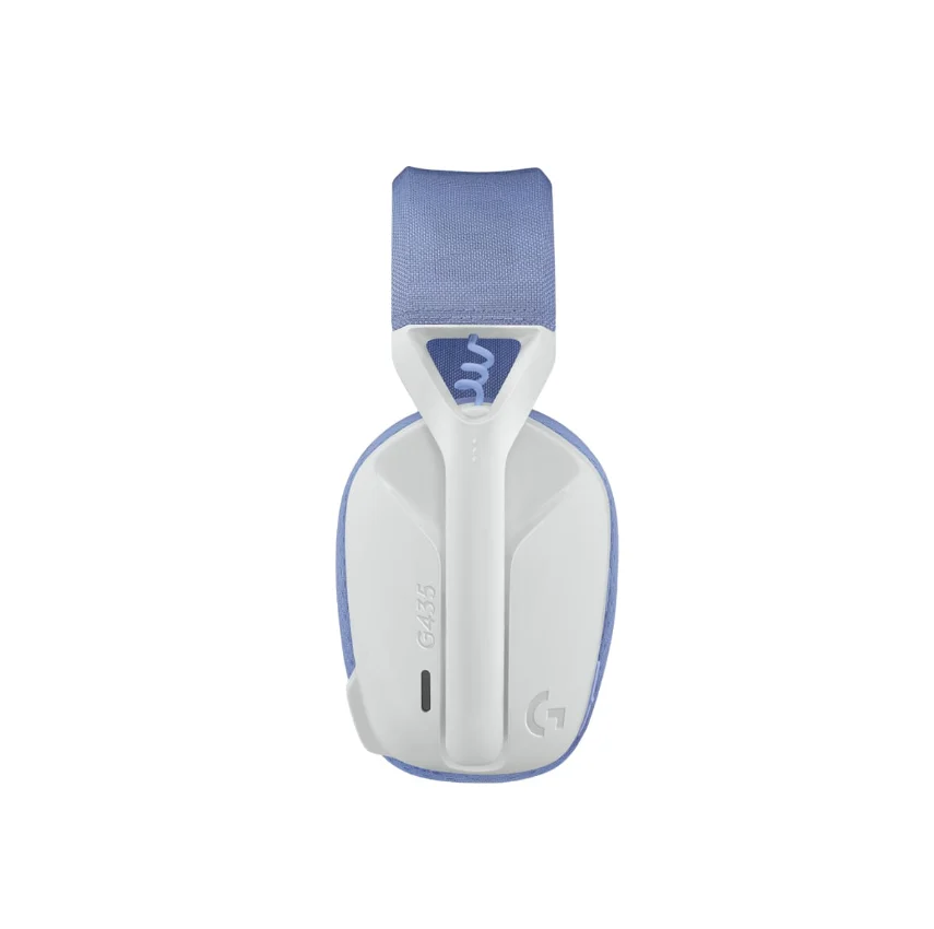 Logitech G435 LIGHTSPEED Wireless (white) - Vue 3 | Gaming Headset Maroc