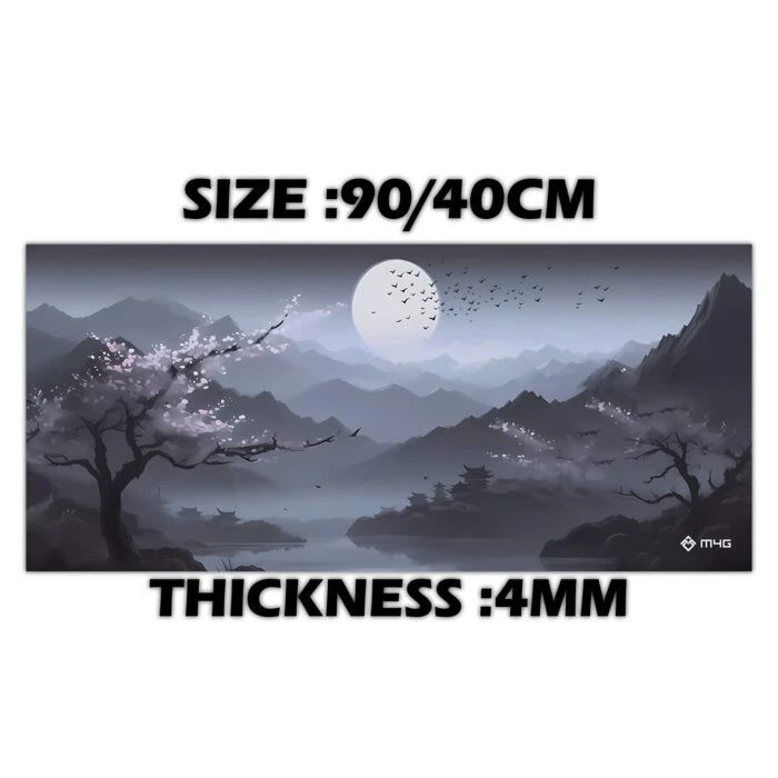 M4G Mouse pad Bleu Moon TX 900x400mm/4mm - Vue 2 | Mouse Pad Maroc