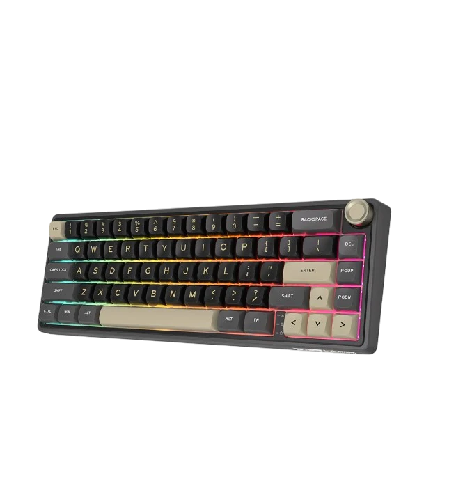 RK ROYAL KLUDGE R65 Gasket Wired Mechanical Keyboard (Brown Switches) - Epic Key Morocco