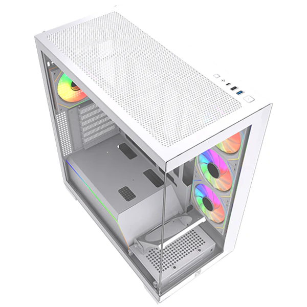 NOVA GUARDIAN H9-1-PLUS (White) - Vue 5 | PC Case Maroc