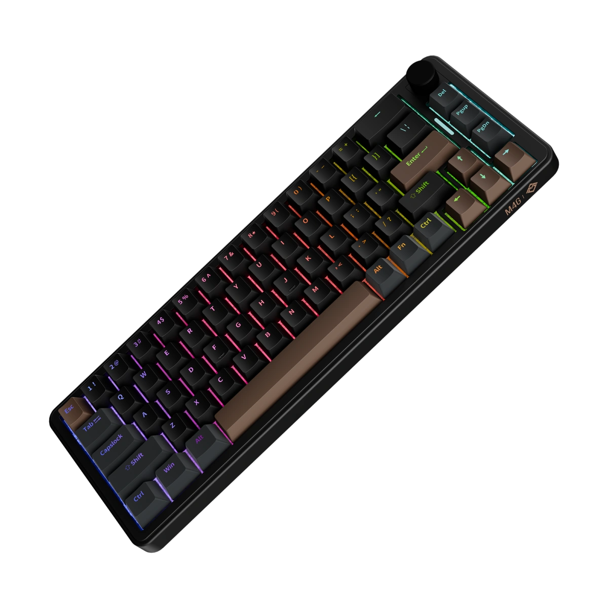 GM68-V2 Mechanical Keyboard Black & Coffee - Vue 2 | Keyboard Maroc