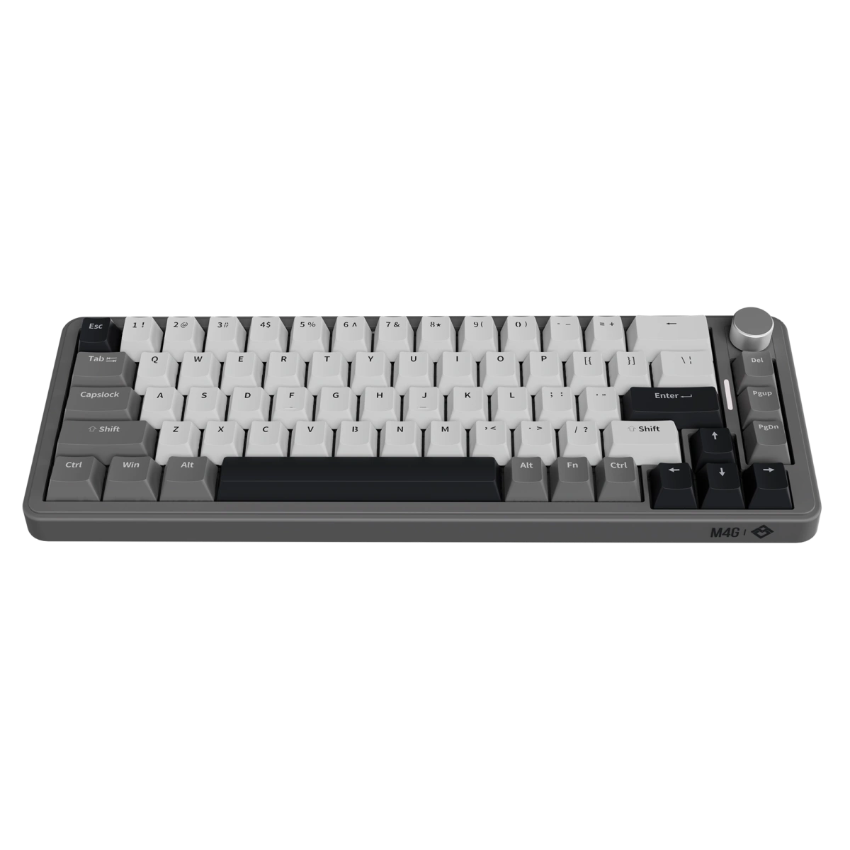 GM68-V2 Mechanical Keyboard Grey & White - Vue 2 | Keyboard Maroc
