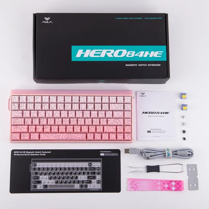 AULA HERO84 HE (Pink Side-printed)