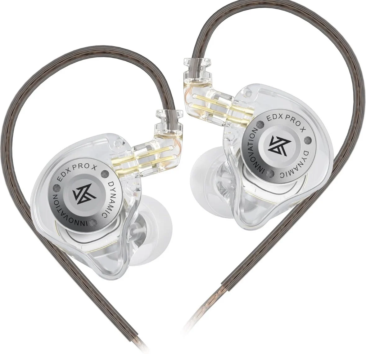 KZ EDX PRO X In-Ear Headphones for Music, Gaming & Sports white (No Mic)