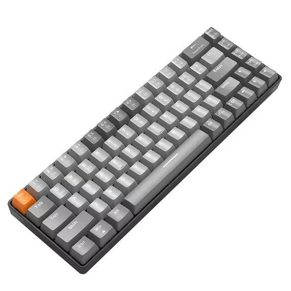 ZIYOULANG K68 60% Wireless Mechanical Keyboard – Bluetooth 5.0 & 2.4GHz, Hot-Swappable, 68 Keys, No RGB