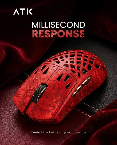 ATK Blazing Sky Ghost Hollow Carbon Fiber Wireless Gaming Mouse – Ultimate