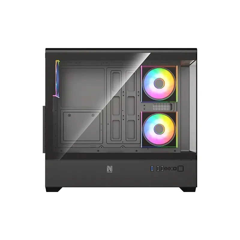 NOVA ECLIPE Black - Vue 3 | PC Case Maroc