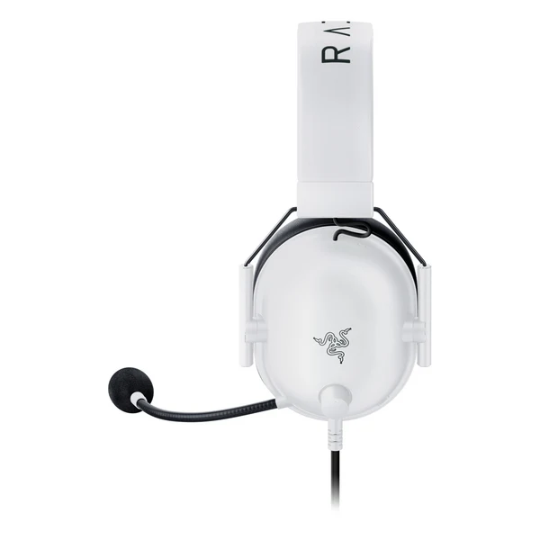 Razer BlackShark V2 X Gaming Headset White - Vue 3 | Gaming Headset Maroc