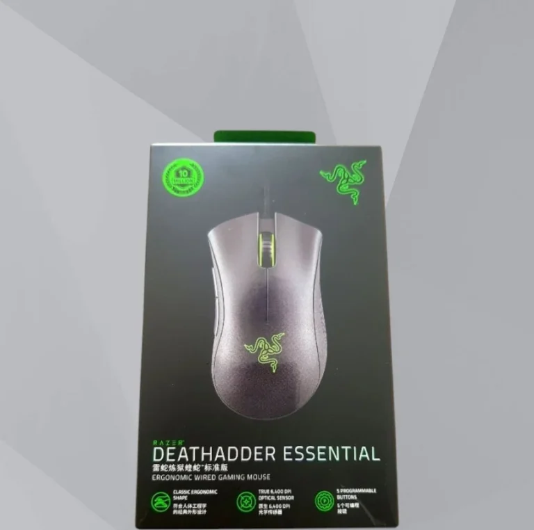 Razer DeathAdder Essential (Black) – Ergonomic Gaming Mouse - Mouse photo 4 - Epic Key Morocco
