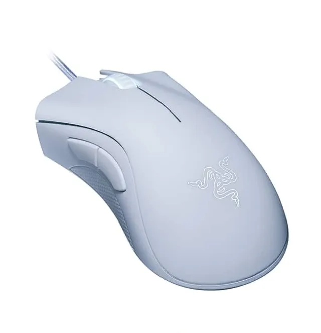 Razer DeathAdder Essential (White) – Ergonomic Gaming Mouse - Mouse photo 2 - Epic Key Morocco