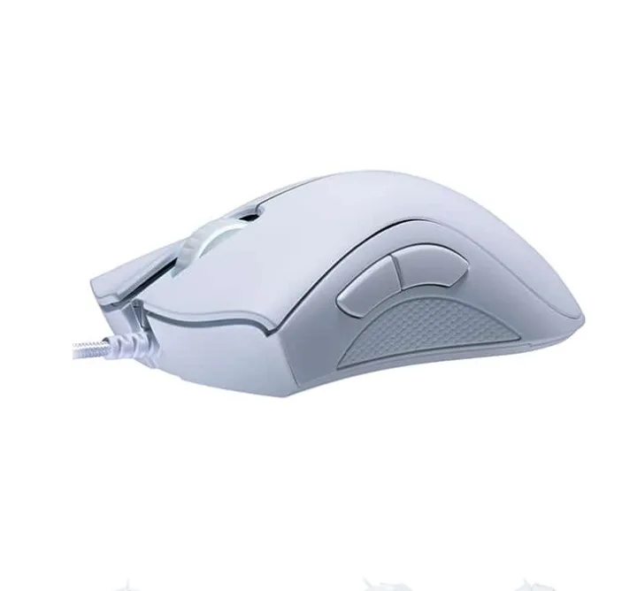 Razer DeathAdder Essential (White) – Ergonomic Gaming Mouse - Mouse photo 4 - Epic Key Morocco