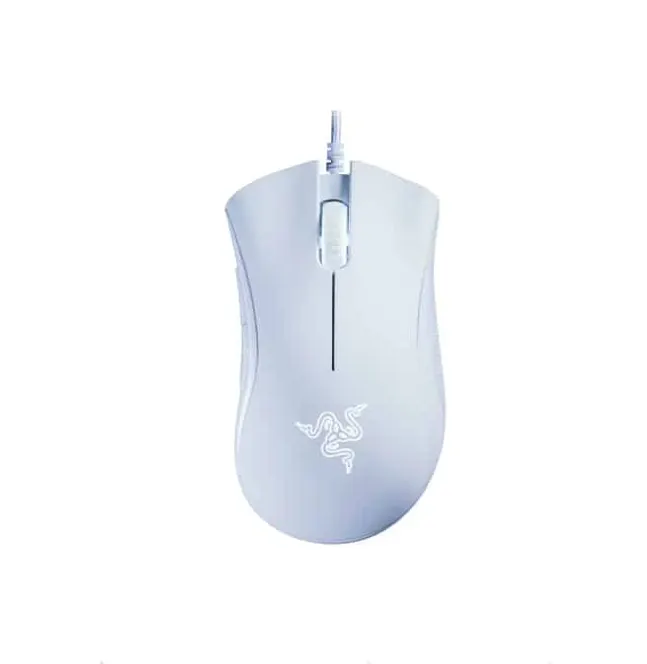 Razer DeathAdder Essential (White) – Ergonomic Gaming Mouse - Epic Key Morocco