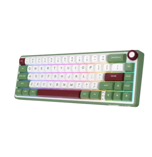 RK ROYAL KLUDGE R65 Gasket Wired Mechanical Keyboard (Brown Switches) - Keyboard available at Epic Key Morocco