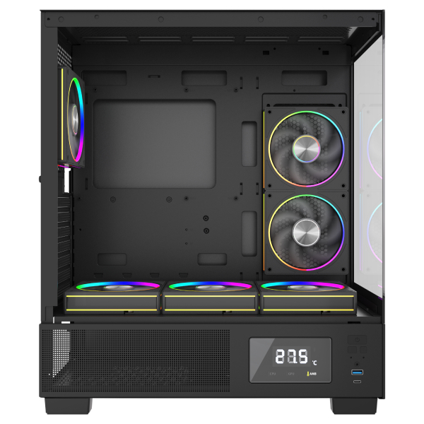 SG PRO V2 ARGB Black - Vue 2 | PC Case Maroc