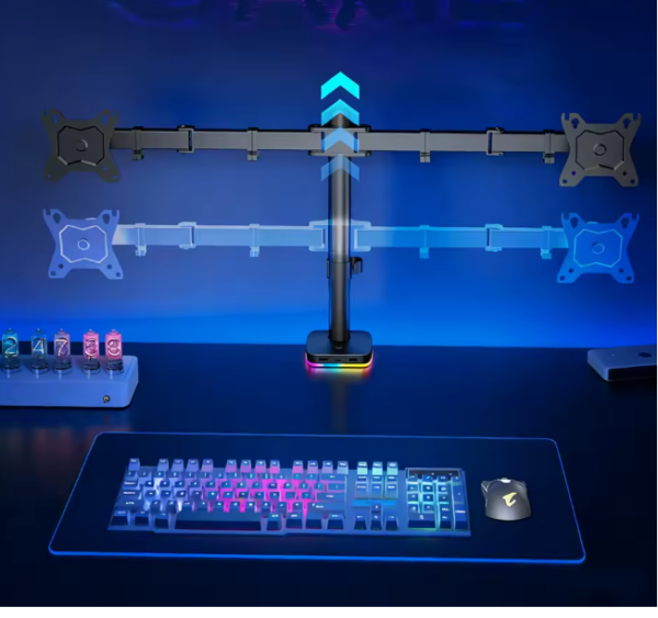 SUPPORT ECRAN (M052) RGB - Vue 4 | Monitor Arm Maroc