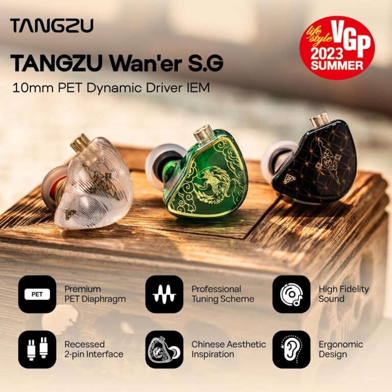 TANGZU WAN ER SG Hifi in Ear New 10mm Dynamic Driver Earphone - Earphones photo 4 - Epic Key Morocco